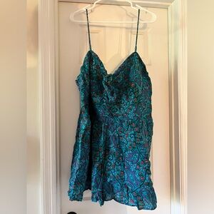 Patterned summer romper by Anthropologie